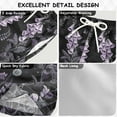 thumbnail image 2 of FORMRS Boys Swim Trunks Quick Dry Mesh Liner Boardshorts Sizes XS-XL, Light Purple Flowers, 2 of 7