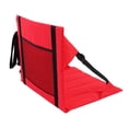 thumbnail image 3 of Esterilla de picnic al aire libre roja, impermeable y plegable, perfecta para acampar, playa y asientos de estadios, 3 of 8