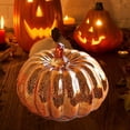 thumbnail image 4 of Luz de Calabaza de Halloween Sunnimix Lámpara de Calabaza de Halloween Dorado, 4 of 7