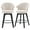 White, variant on PAPROOS Swivel Bar Stools Set of 2, Modern Counter Height Stools with Chenille Upholstery, Kitchen Barstools with Solid Wood Frame for Kitchen Island, Blue