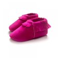 thumbnail image 4 of Baby Infant Tassel Shoes Toddler Slip-on Soft Sole Leather Pre-Walkers, 4 of 5