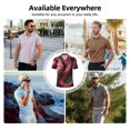 thumbnail image 6 of Daiia Red Viper Jungle Intensity Pattern Men’s Polo Shirts,Solid Deck Shirt,Classic Fit, Breathable Cotton Polo for Casual and Sport Wear-4X-Large, 6 of 7