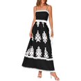 thumbnail image 3 of Summer Dress for Women 2025 Floral Sundress Spaghetti Strap Flowy Beach Vacation Boho Maxi Dresses, 3 of 7