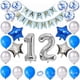 thumbnail image 1 of Kit de globos de cumpleaños Mylar, color azul plateado, 26 unidades, para mayores de 6 años, 1 of 1