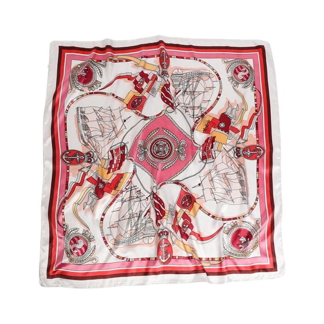 Xingzhi Bandanas pour Femmes Foulard Mode Carré Vacances Fête Accessoires Photo Bandeau Réutilisable pour Femme Rose