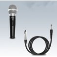 thumbnail image 2 of Micrófono dinámico M135 (patrón cardioide, conector jack de 3,52 mm, longitud de cable de 3 m, karaoke) negro oso de fresa Electrónica, 2 of 3
