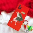 thumbnail image 1 of Reindeer 3D Christmas Santa Claus Tree Hat Case For iPhone 7 8 Plus 6 6S Plus Snowman 3D Key Chain Tpu Phone Cover, 1 of 5