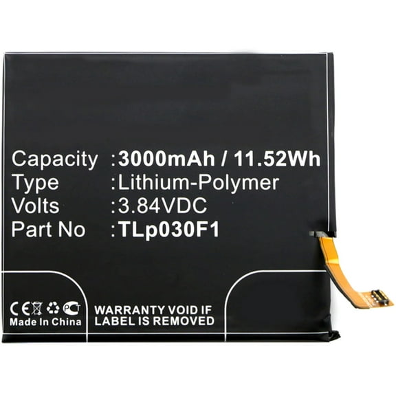 Batteries N Accessories BNA-WB-P3045 Cell Phone Battery - Li-Pol, 3.84V, 3000 mAh, Ultra High Capacity Battery - Replacement for Alcatel DT60BATT Battery