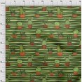 thumbnail image 4 of oneOone Polyester Spandex Green Fabric Kawai Sewing Craft Projects Fabric Prints By Yard 56 Inch Wide-OQ, 4 of 5