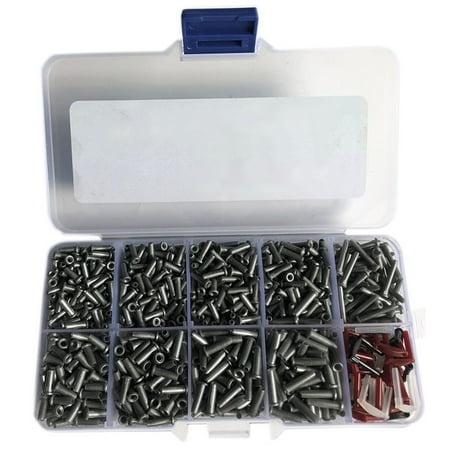 

GLFSIL Badminton Racket Grommets String Eyelets Kit Line Tubing Protectors Repair Tools
