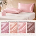 thumbnail image 7 of Silk Pillow Cases with Zipper, Pillow Case,Baby Pink,Standard,1pc, 7 of 7