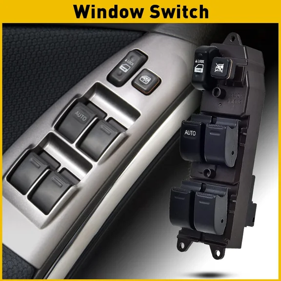 84820-12491 For Toyota Corolla 2003 - 2008 Master Power Window Switch Front Left