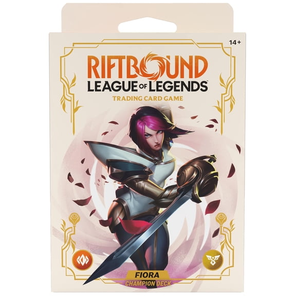 Riftbound: League of Legends TCG Spiritforged - Champion Deck: Fiora - Ready-To-Play Character, Trading Card Game, Deck-Building, Powerful Stat Boosts