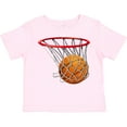 thumbnail image 3 of Inktastic Basketball Swish Boys or Girls Toddler T-Shirt, 3 of 5