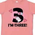 thumbnail image 4 of Inktastic 3rd Birthday 3 Year Old Girl Unicorn Girls Toddler T-Shirt, 4 of 5