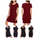 thumbnail image 3 of Vestido de tumbona para mujer, camisones sueltos de manga corta, pijamas para descansar Irfora Vestido, 3 of 7