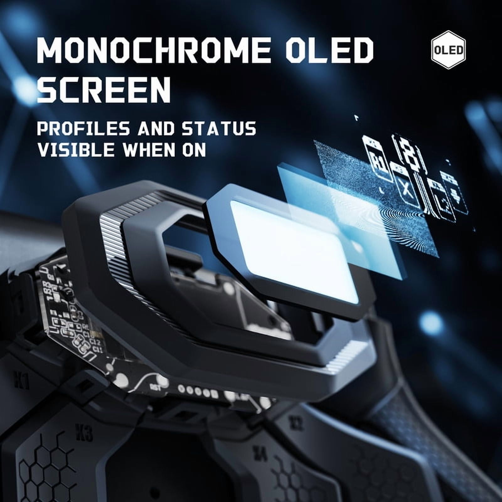 eXtremeRate BEYOND Kit for PS5 Edge - OLED Display Paddles w/ 4 Remappable Buttons & Rubberized Grip (Black)