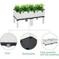 thumbnail image 5 of Free Splicing Injection Planting Box, Elevated Garden Beds with Water Drainage Plugs, Self-Watering Planter with Legs,for Patio Balcony Deck to Planting Flowers Vegetables and Herbs, 5 of 8