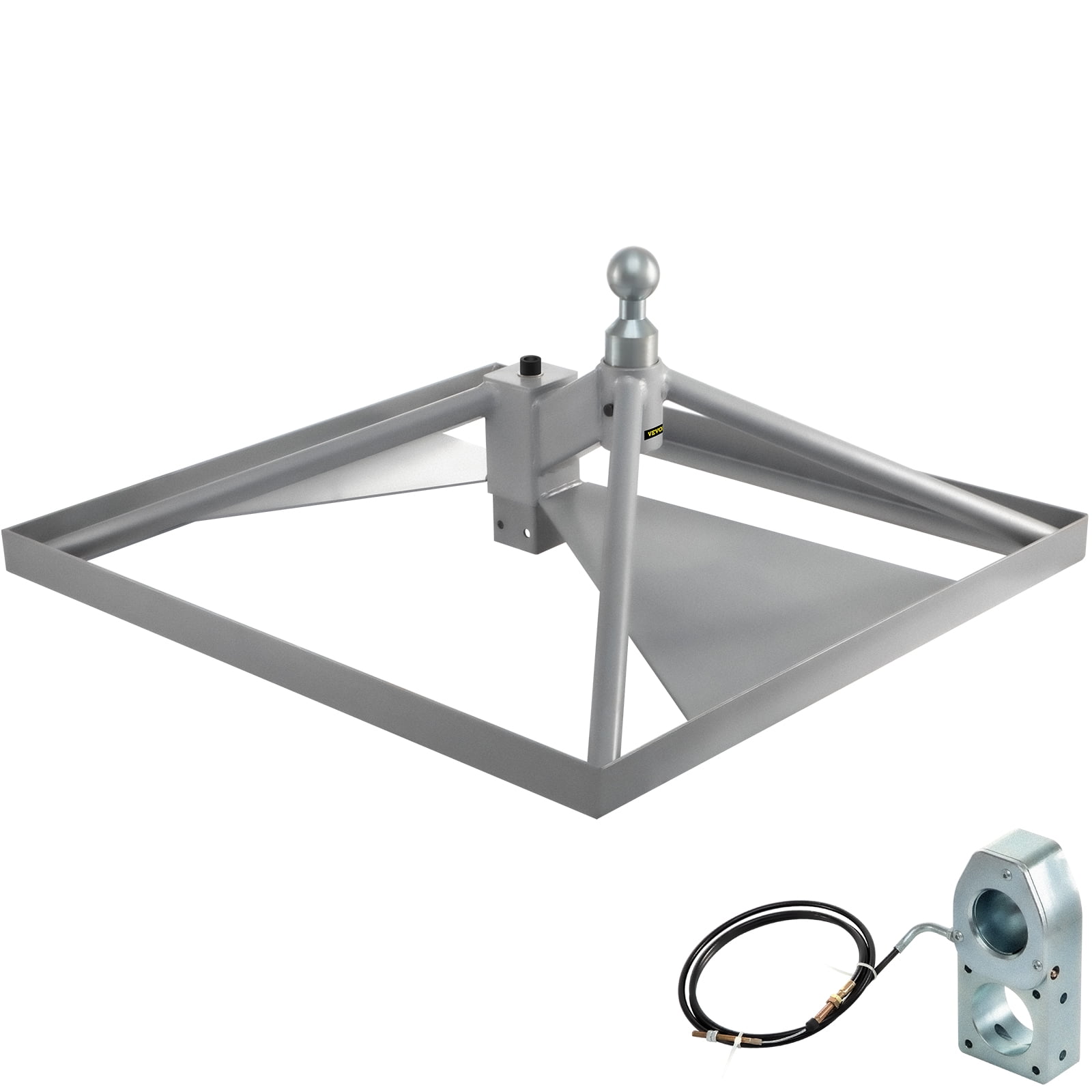 VEVOR 5th Wheel Hitch, Gooseneck Mount, Trailer Hitch Adapter, 12.6