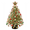 Beaded Tree Kit, variant on Wodellrrea Mini Ribbon Christmas Tree, Red Tabletop Holiday Decoration, Star Topped Fabric Tree Centerpiece for Indoor Mantel, Shelf, Dining Table and Festive Home Decor and Seasonal Gift