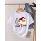 thumbnail image 1 of Camiseta de manga corta con estampado de árbol para mujer, blusa bonita de los años 90, ropa de Navidad, camiseta estampada, 1 of 5