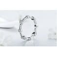 thumbnail image 3 of Womens Heart Ring With Diamond Accent 925 Sterling Silver Micro Inlay Design Elegant Jewelry For Daily Wear Today, 3 of 5