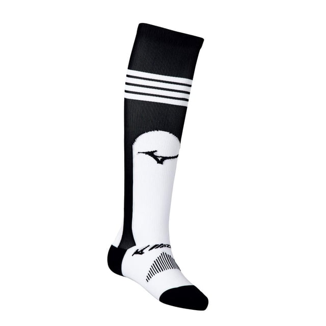 Calcetas de Rendimiento OTC con Tirantes para Mujer Mizuno, Negro, Mediano