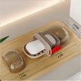 thumbnail image 3 of Travel Portable Soap Box Business Trip Container Sealed Leak Proof Case Bathroom Storage Organizer with Drainage Tray for Camping and Gym, 3 of 7