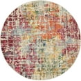 thumbnail image 2 of Nourison Celestial Abstract Pink/Multicolor 4' x round Area Rug, (4 Round), 2 of 8