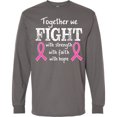 thumbnail image 3 of Inktastic Together We Fight Breast Cancer Awareness Long Sleeve T-Shirt, 3 of 5