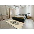 thumbnail image 4 of Ahgly Company Indoor Square Patterned Moccasin Beige Area Rugs, 4' Square, 4 of 6