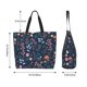 thumbnail image 5 of Disketp Colorful Flowers Bolsa Tote Estampada para Mujer, Bolso de Hombro y de Mano para Compras y Viajes, 5 of 8