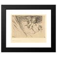 thumbnail image 2 of Alphonse Legros 24x20 Black Modern Framed Museum Art Print Titled - Mab and Cupid (Mab Et Cupidon), 2 of 5