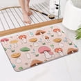thumbnail image 4 of Red Mushroom Cartoon Light Pattern Bathroom Rugs Mat,Non Slip Microfiber Bathroom Rug,Rubber Backing,Soft Bathroom Mats for Bathroom Floor,Tub and Shower,17x27in(43x68cm), 4 of 5