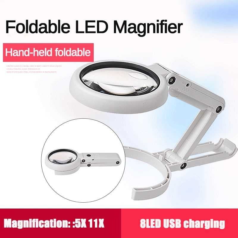 2.0X Magnification Large Frame Vision USA CF2.0 Clip-On Magnifier 