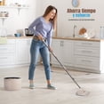 thumbnail image 4 of Turbo Mop Auto-Lavado 360° con Cisterna Set 2 Piezas Capuccino AGBOX | Limpieza Eficiente y Sin Esfuerzo | Diseño Giratorio y Fácil de Usar, 4 of 5