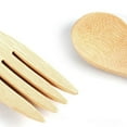 thumbnail image 2 of Set of 1 Bamboo Utensils Cutlery, Reusable Cutlery Travel Set, Bamboo Spoon, Fork, Knife, Brush, Chopsticks and Straw, Eco-Friendly Portable Utensils With Case, 2 of 5