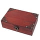 thumbnail image 3 of Caja de madera vintage para guardar joyas, recuerdos y baratijas, con cerradura, 3 of 7