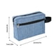 thumbnail image 3 of Xihbxyly Las mejores ofertas de hoy Bolsa de cosméticos Portátil de doble capa para mujer, color azul, multifuncional, para guardar artículos de tocador y cosméticos, 3 of 5