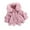 Pink, variant on Suokom Kids Baby Girls Winter Solid Cartoon Faux Wool Sweater Jacket Plus Velvet Thickening Coat Cloak Jacket, Baby Sweater Girls' Outerwear Jackets & Coats Pink