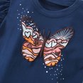 thumbnail image 6 of LYMAYTER Girls Cotton T-Shirt for Baby Ruffle Short Sleeve Tees Toddler Loose Skirt Style T-Shir for 1-8 Years, 6 of 9