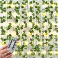 thumbnail image 1 of Guirnalda de hiedra artificial JACKYLED de 25 m con 200 guirnaldas de luces LED, 1 of 8
