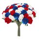 thumbnail image 1 of 50 Pcs Realistic Artificial Red Blue White Roses for Memorial Day Table Centerpiece Decoration, 1 of 4