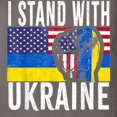thumbnail image 3 of CafePress - I Stand With Ukraine Flag American Flag Su T Shirt - Womens Comfort Colors® Shirt, 3 of 4