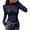 Navy Blue, variant on FreshPretty Mesh Long Sleeve Tops for Women Lace Sexy Sheer Tight See Through Crew Neck Spring Fall Party Club Outfits