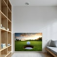 thumbnail image 6 of HFDF Men Cave Canvas Wall Art Golf Course Landscape Sunset Picture Prted Golfg Sport Artwork for Office Gym Livg Room Wall Decor Poster 10x8inch Unframed, 6 of 7