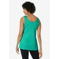 thumbnail image 2 of Woman Within Plus Size Rib Knit Tank, 2 of 3