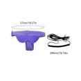 thumbnail image 3 of Purple Escape-Proof Bird Harness Leash, Adjustable Soft Breathable Flying Vest for Parrots Cockatiel, Lightweight Outdoor Walking Rope with Wing Cover 79 Inch, 3 of 6