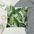 thumbnail image 2 of MLJA  Banana Pillow Covers Decorative Throw Pillow Cases Tropical Fruit Banana Green Leaf Pattern Outdoor Square Cushion Covers for Home Sofa (Banana), 2 of 5