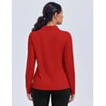 thumbnail image 3 of Pinspark Workout Tops for Women Long Sleeve UPF 50+ Sun Shirts Lightweight Running Hiking Athletic Top Quick Dry Golf Polo, 3 of 6